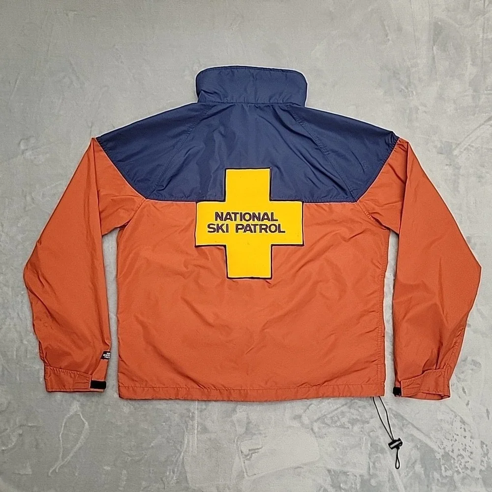 VTG The North Face Jacket Mens Large Orange National Ski Patrol Made In USA